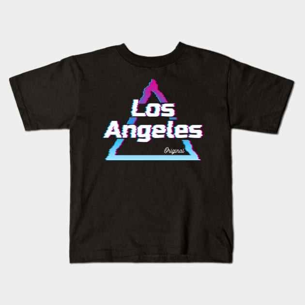 VHS Los Angeles Kids T-Shirt by Starquake